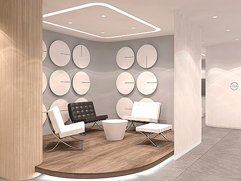 黑米纹发门店内部