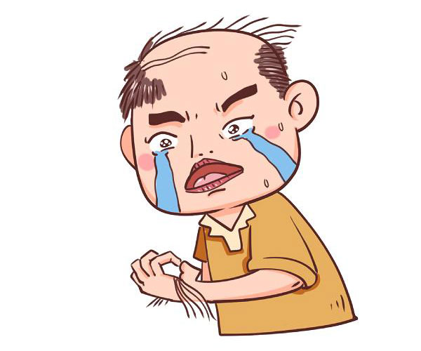 植发失败，后枕部还留下一个个的疤痕